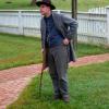 “Living History” re-enactor at the
Clover Hill Tavern