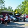 Studebakers lining up at the cruise-in