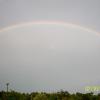 By 7:00pm, the sky was clear and we had a huge rainbow