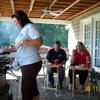 Becky Harrison (our host), Custis Harrison (guest), Debbie Jett