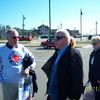 Preston Young, Martin Pajka, Debbie Jett (hiding behind Martin), and Betsy Young