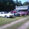 Ted Johnson shows Custis Harrison  (guest) his 1962 GT Hawk