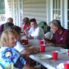 (L-R) Debbie Jett, Marjie & Fred Meiners, Wayne Barricks, Sandra Turner, Linwood & Maze Melton, Patty & Ted Johnson