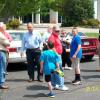 The group gathers to visit the museum