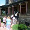 The group enters the mansion by the Main Entrance.