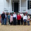 (L-R) Jim Jett, Linwood & Maze Melton, Patty & Ted Johnson, Betsy & Preston Young, Alexi, Darryl & Melanie Terretta