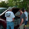 Jim Beadle talking Studebaker trucks with Hunter Sparagna's son and Brian Dahl