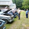 The group checking out Lee's Lark convertibles