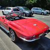 Nice Corvette in the restaurant parking lot 