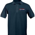 CVC Men's Embroidered Navy Polo